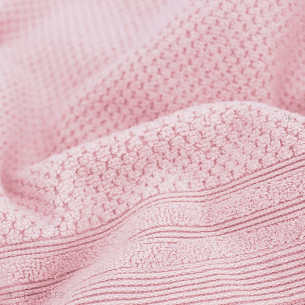 Serviette invité 33x50 cm DUNE rose bonbon