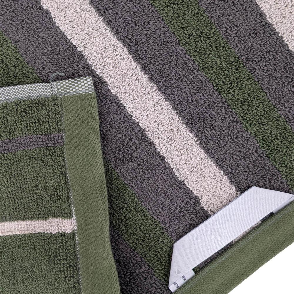 Serviette de toilette 50x100 cm BOLD coton 500g/m² vert Kaki