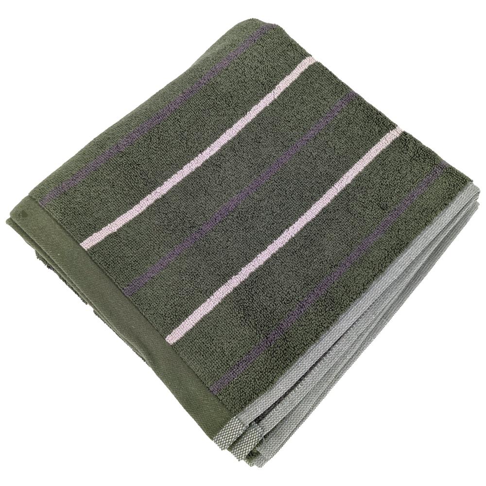 Serviette de toilette 50x100 cm BOLD coton 500g/m² vert Kaki