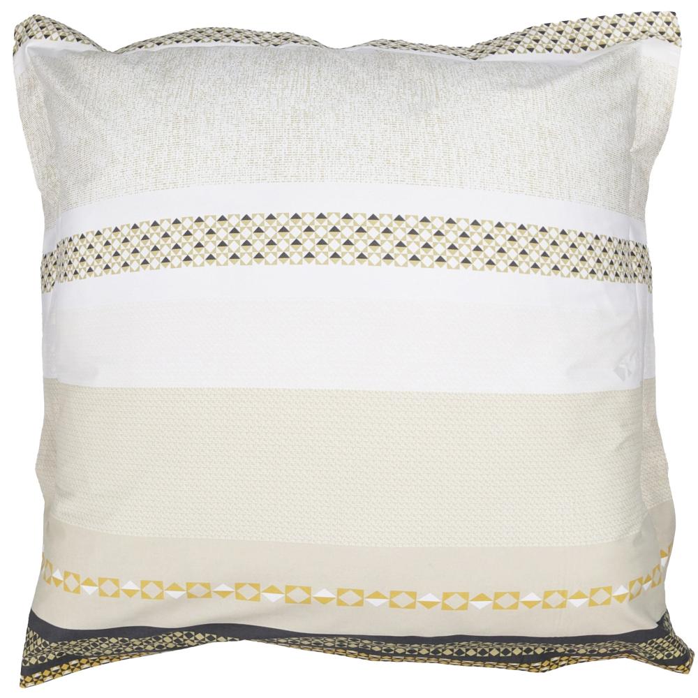Taie d'oreiller 65x65 cm percale 100% coton MARLOW Miel