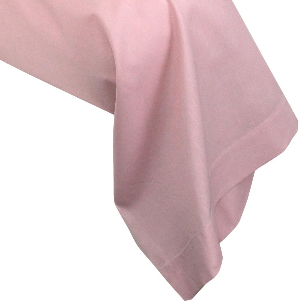Taie de traversin uni 140x43 cm 100% coton ALTO Macaron 