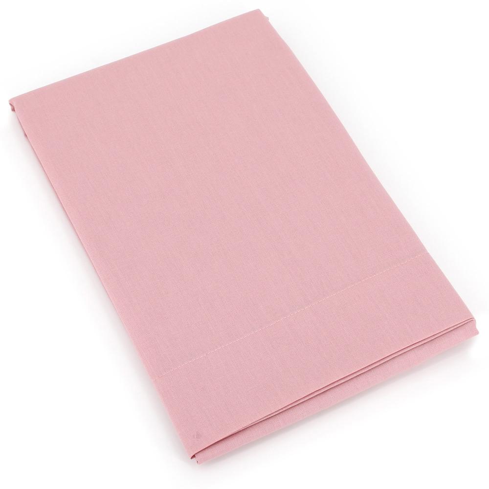 Taie de traversin uni 140x43 cm 100% coton ALTO Macaron 