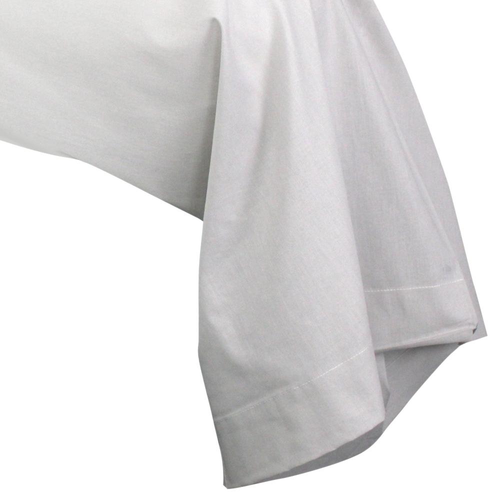 Taie de traversin uni 185X43 cm 100% coton ALTO Calcium