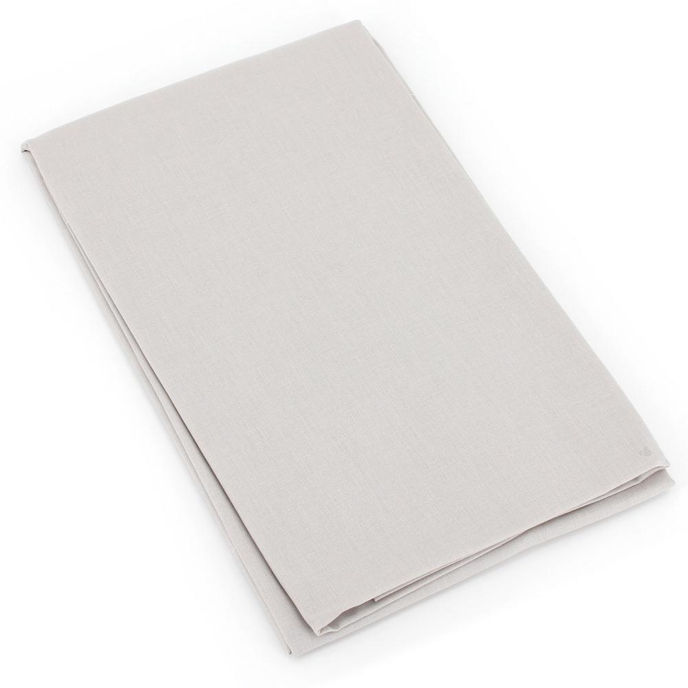 Taie de traversin uni 185X43 cm 100% coton ALTO Calcium