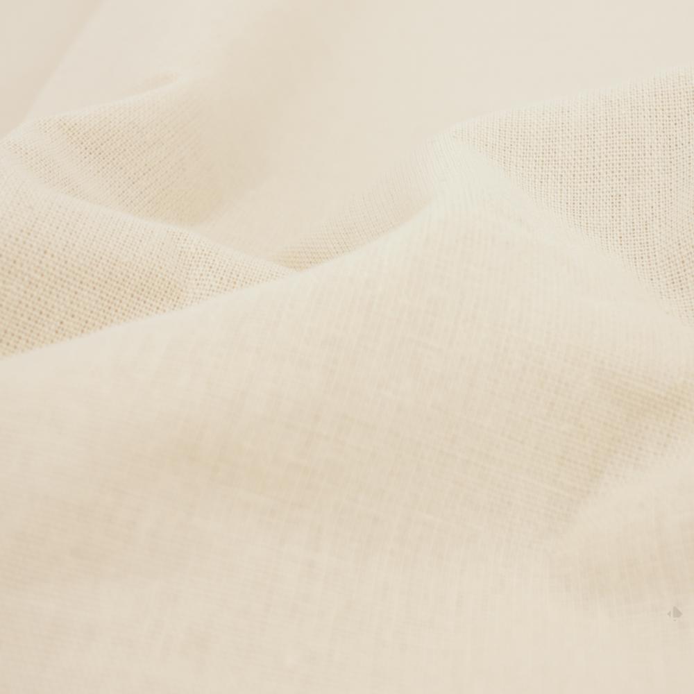 Tissu coton cretonne motif uni TAIKO ecru Naturel
