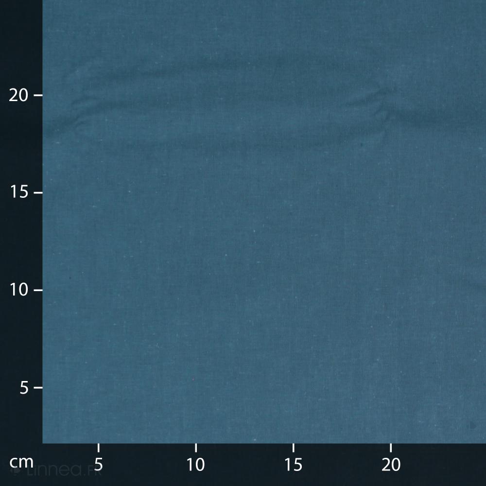 Tissu coton uni JEKYLL bleu Levos