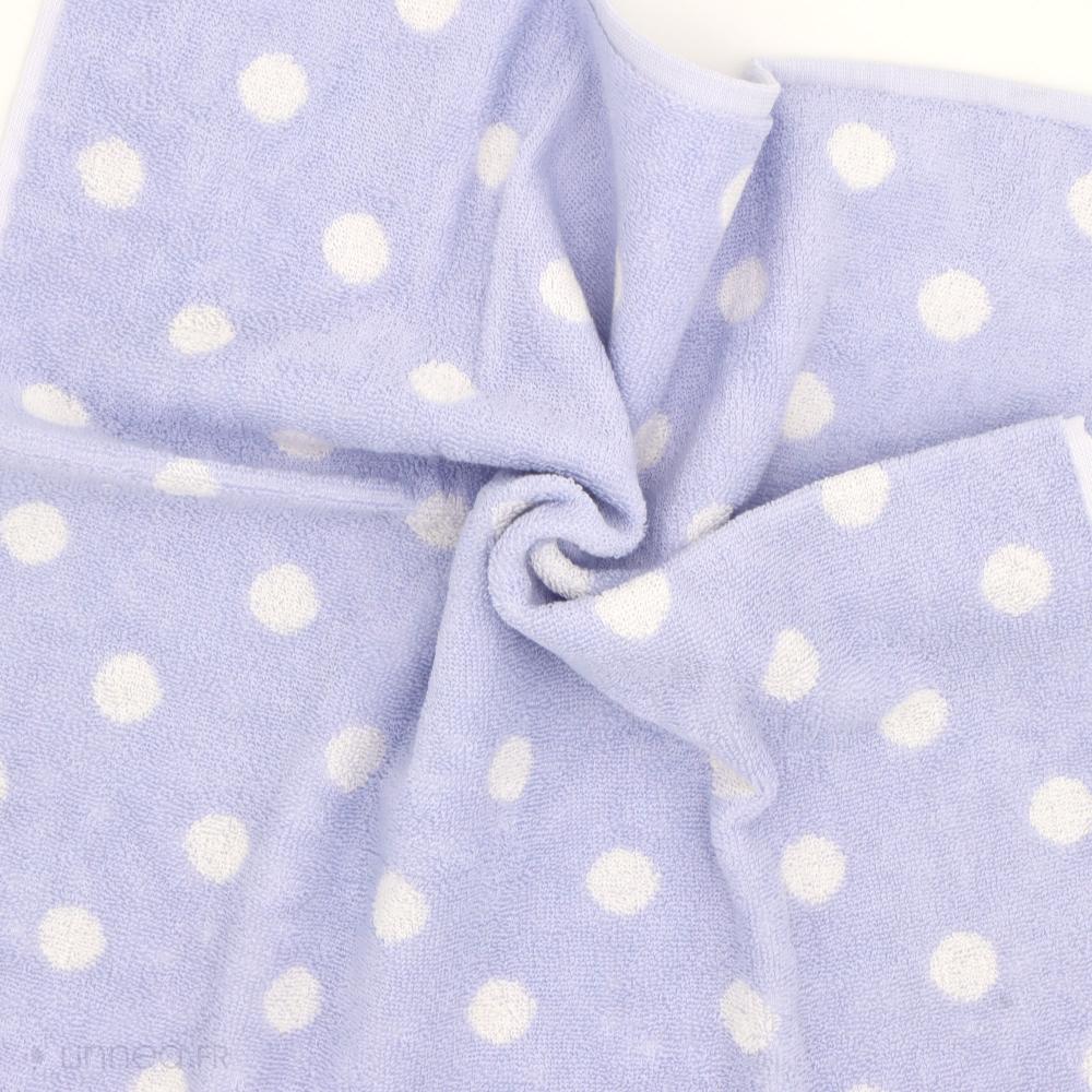 Lot de 2 torchons de cuisine éponge 50x50 cm coton SPOT II bleu