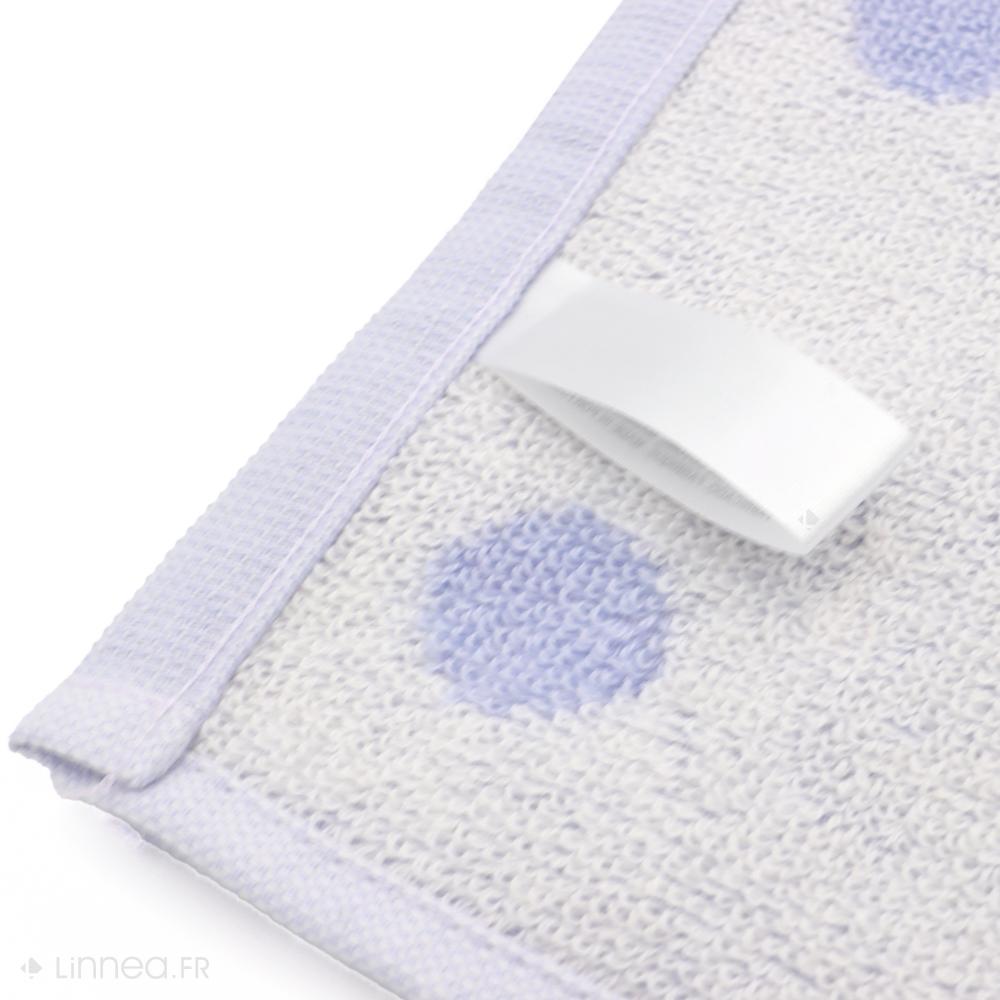 Lot de 2 torchons de cuisine éponge 50x50 cm coton SPOT II bleu
