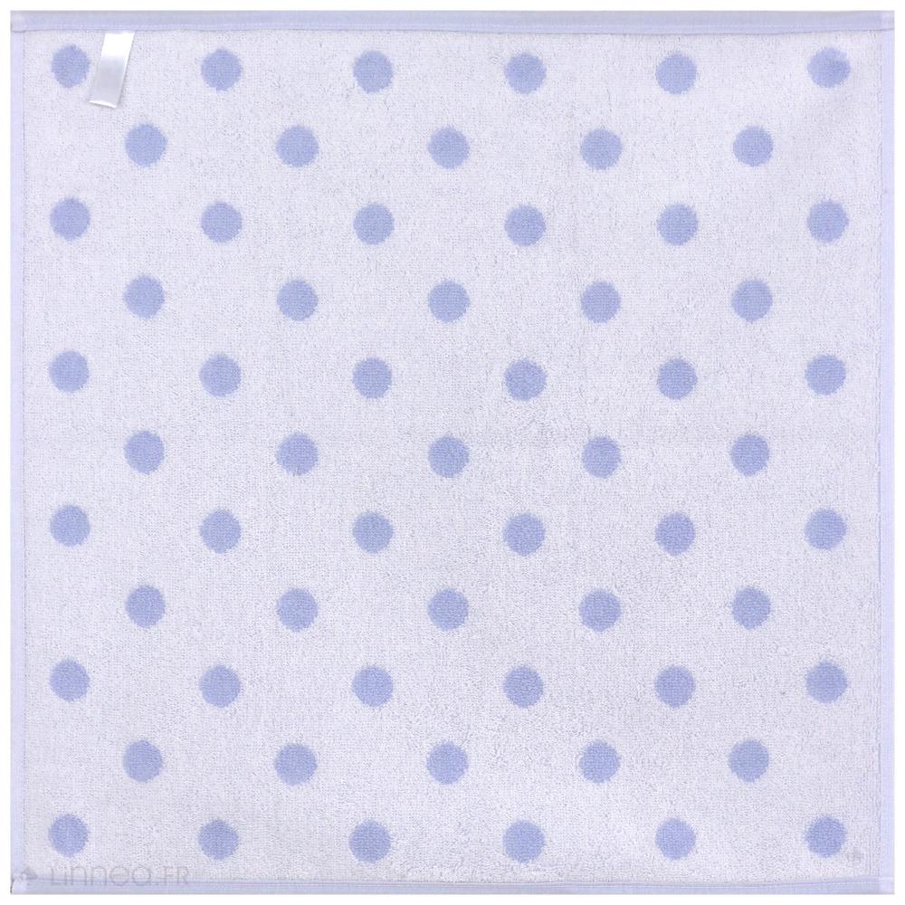 Lot de 2 torchons de cuisine éponge 50x50 cm coton SPOT II bleu