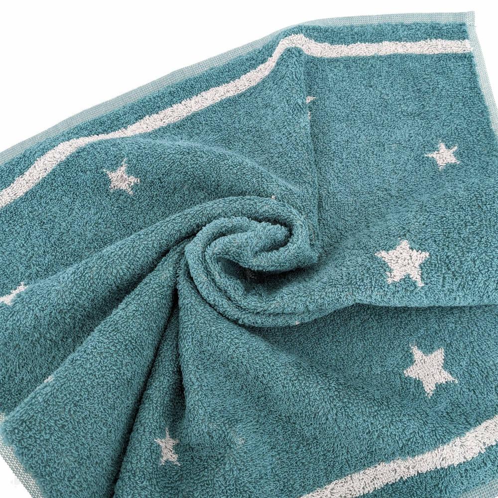Lot de 2 torchons de cuisine 50x50 cm collection NOVA 100% Coton bleu