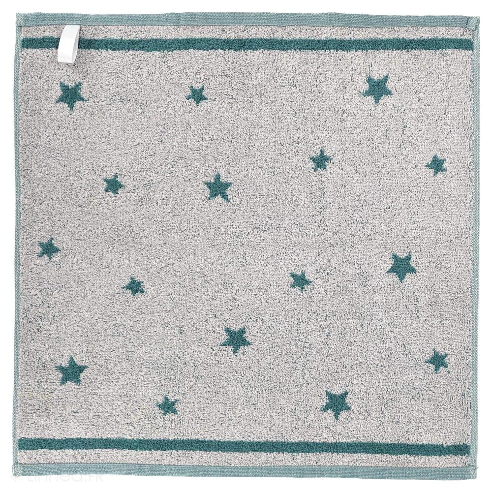 Lot de 2 torchons de cuisine 50x50 cm collection NOVA 100% Coton bleu