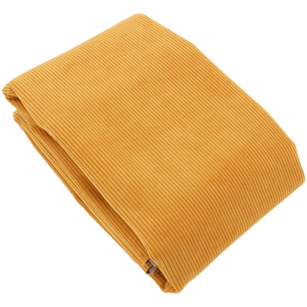 Tissu d'ameublemt laize 140 cm velours STARSKY jaune Massala
