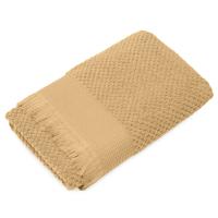 Drap de douche micro-coton 70x130 cm TETHYS jaune avoine Drap de douche micro-coton 70x130 cm TETHYS jaune avoine