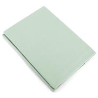 Drap plat uni 180x290 cm 100% coton ALTO vert fleur d'amandier