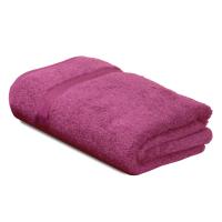 Serviette de toilette 50x100 cm ROYAL CRESENT Rose Vin 650 g/m2