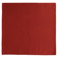 Lot de 6 serviettes de table 45x45 cm YUCO 100% coton tomette