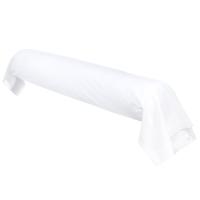 Taie de traversin uni 185x43 cm pur percale PRIMO Blanc 
