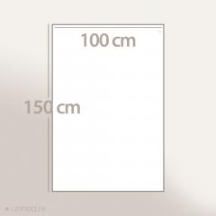 Drap de bain 100x150 cm pur coton collection ORLA avec picueta orange