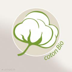 Drap de bain 90x200 cm FICUS Vert 500 g/m2 pur coton issu de l'agriculture biologique