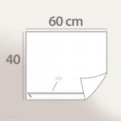 Housse de coussin 40x60 cm BALOO blanc Naturel