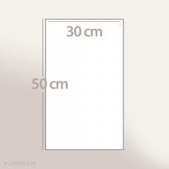 Lot de 2 serviettes invité coton 550 g/m2 30x50cm NAÏA marron Café