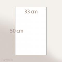 Lot de deux serviettes invité 33x50 cm pur coton collection ORLA avec picueta beige