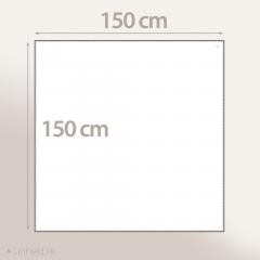 Nappe carrée 150x150 cm FUTON rose