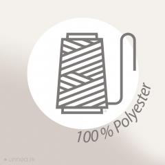 Plaid imitation fourrure 100% polyester 130x170 cm LOU gris