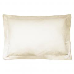 Taie d'oreiller uni 80x50 cm 100% coton ALTO Crème 