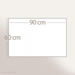 Tapis enfant 60x90 cm KEHL gris imprimé règles de la chambre polyester