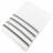 Drap de douche 70x140 cm pur coton collection SERATA blanc vert