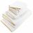 Parure de bain 7 pièces collection ORLA pur coton avec picueta jaune