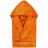 Peignoir à capuche adulte COOL coton M velours Orange