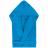 Peignoir à capuche enfant COOL coton 4 ANS velours bleu Turquoise