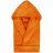 Peignoir à capuche enfant COOL coton 4 ANS velours Orange