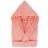 Peignoir à capuche enfant COOL coton 4 ANS velours orange Corail