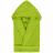 Peignoir à capuche enfant COOL coton 4 ANS velours vert Pistache