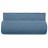 Plaid 150x200 cm CELESTE microfibre points brodés bleu orage