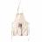 Tablier de cuisine coton CORN FLAKES beige